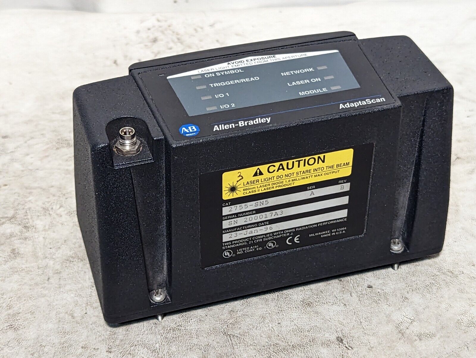 Accu-Sort 2755-SN5 Adaptascan bar code accessory, 500 scans/sec