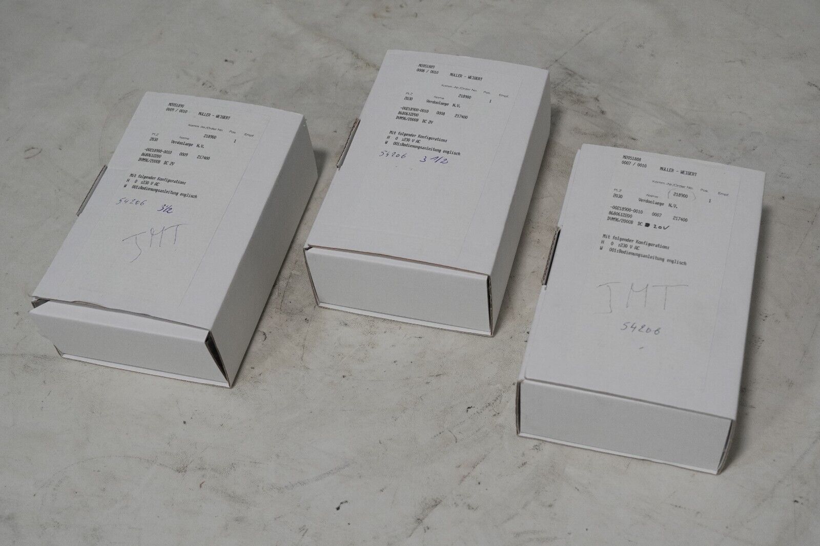 Gossen, Muller & Weigert GMW DVM96/2000B digital panel meter, four digits