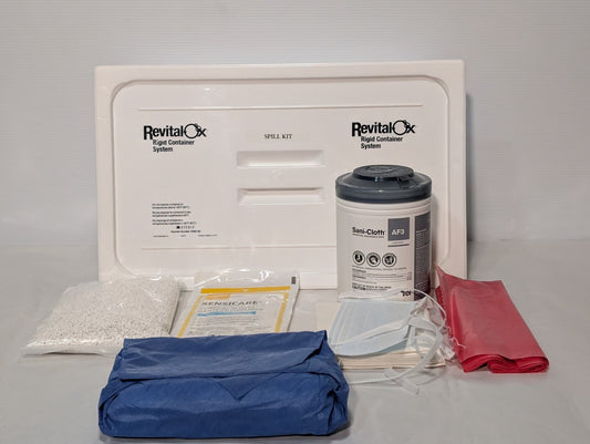 Steris 2D93Q0 Revital-Ox Rigid Container System, w\ Clean-up Kit, 6" x 13" x 21"