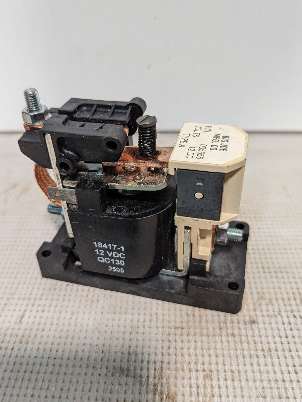 Big Joe 005656 Contactor, 12VDC Type A 18417-1 - Free Shipping