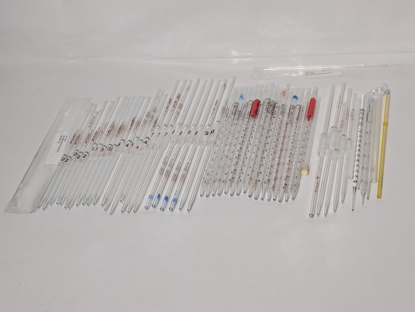 (50) Kimble KIMAX-51 Class Reuseable Volumetric Pipette Pipet, 2mL 4mL 5mL 10mL