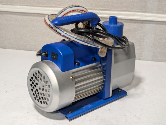 Unbranded 2RS-1.5 Two-Stage Vacuum Pump, 110V/60HZ, 1/3HP as pictured