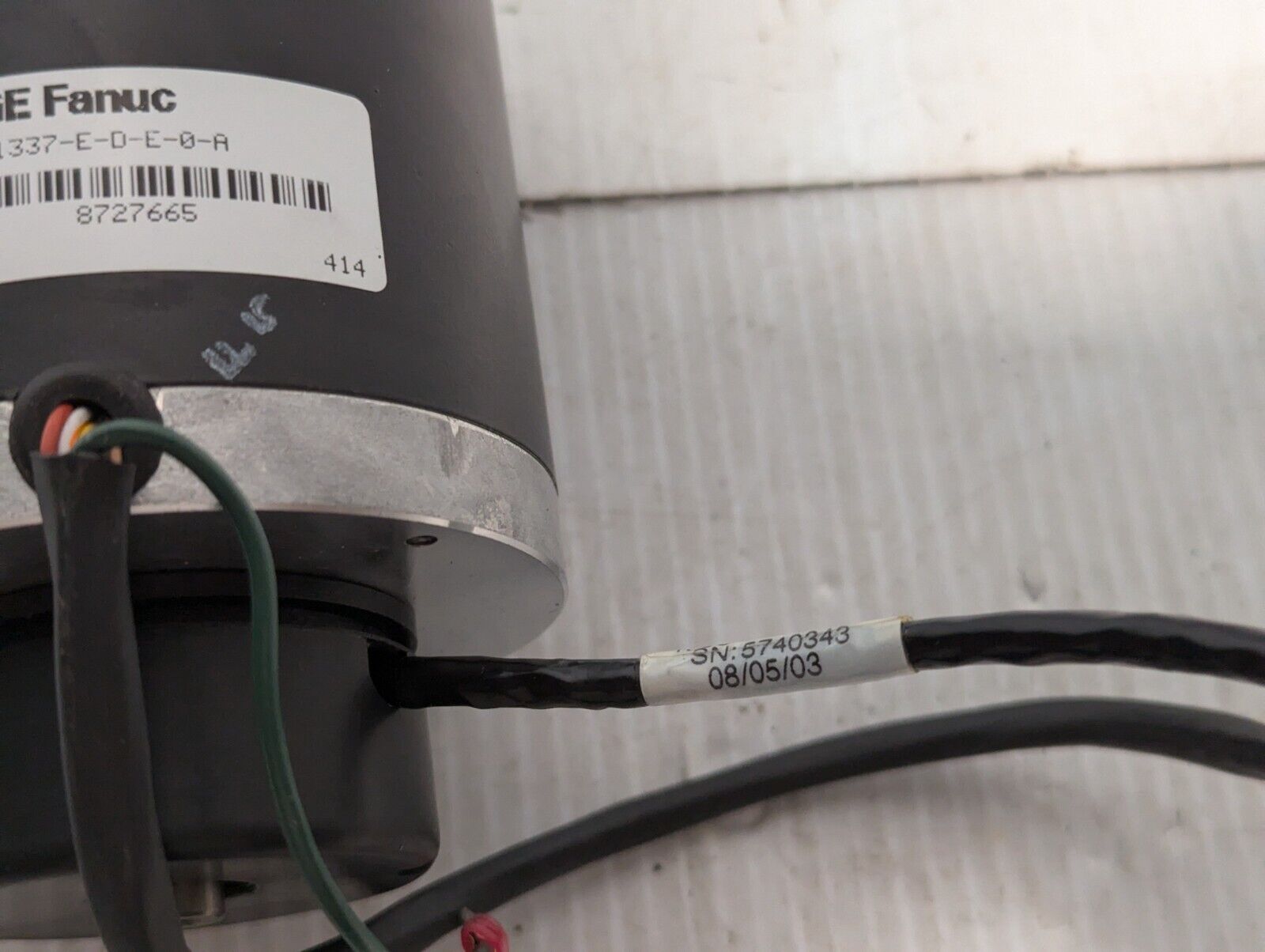 GE Fanuc MTR-1337-E-D-E-0-A Servo Motor With Encoder - Free Shipping+Returns