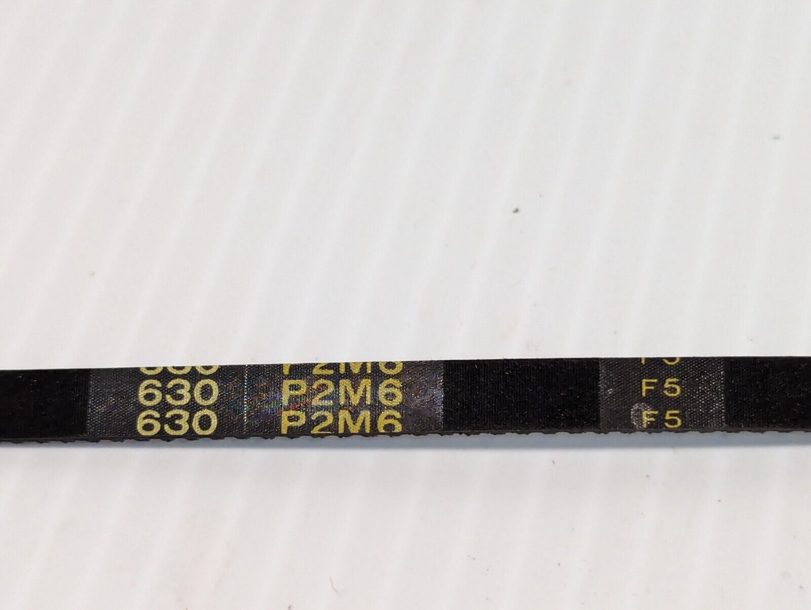 Tsubaki 630 P2M6 Industrial Timing Belt, L:630mm W:6mm - Free Shipping+Returns