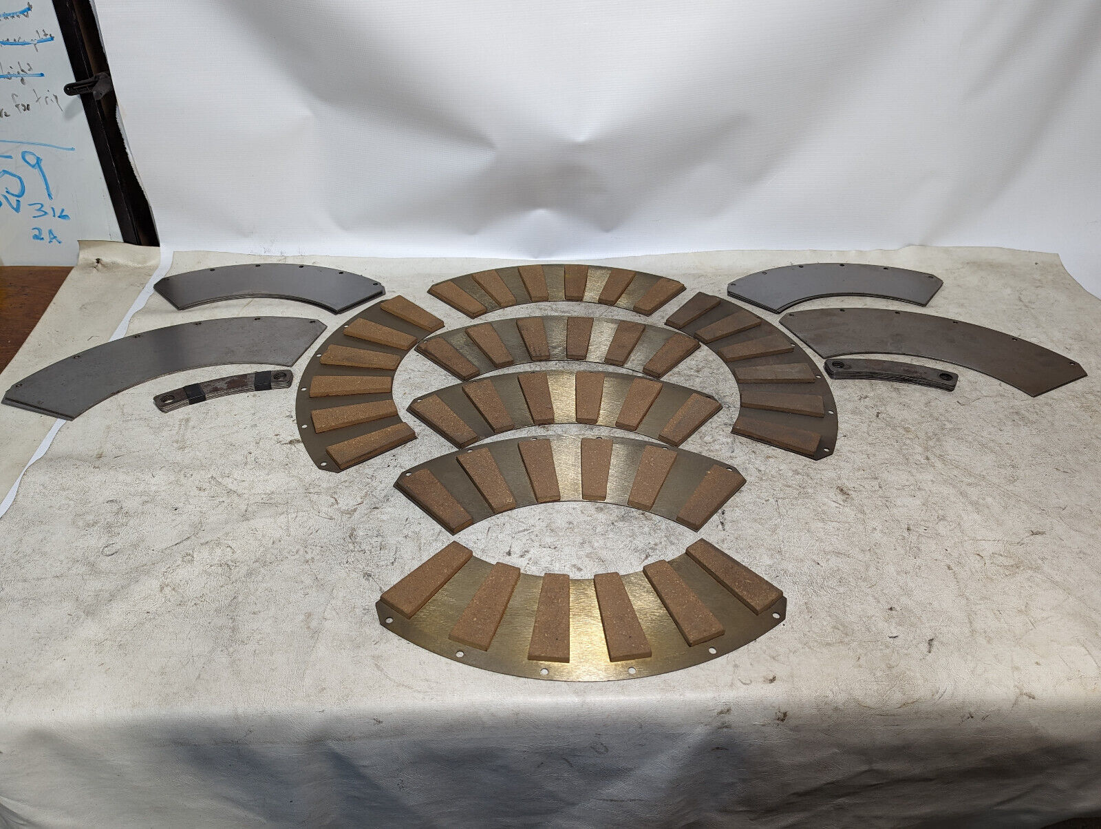 Lot of PFC 080692 1 Machine Brake Disc Facing Plates Friction Plates