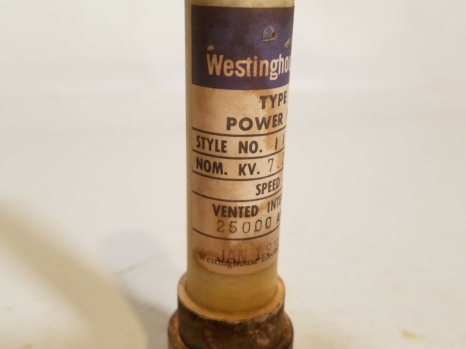 Westinghouse BA-200 117D123A16 200E Power Fuse Refill, New Old Stock