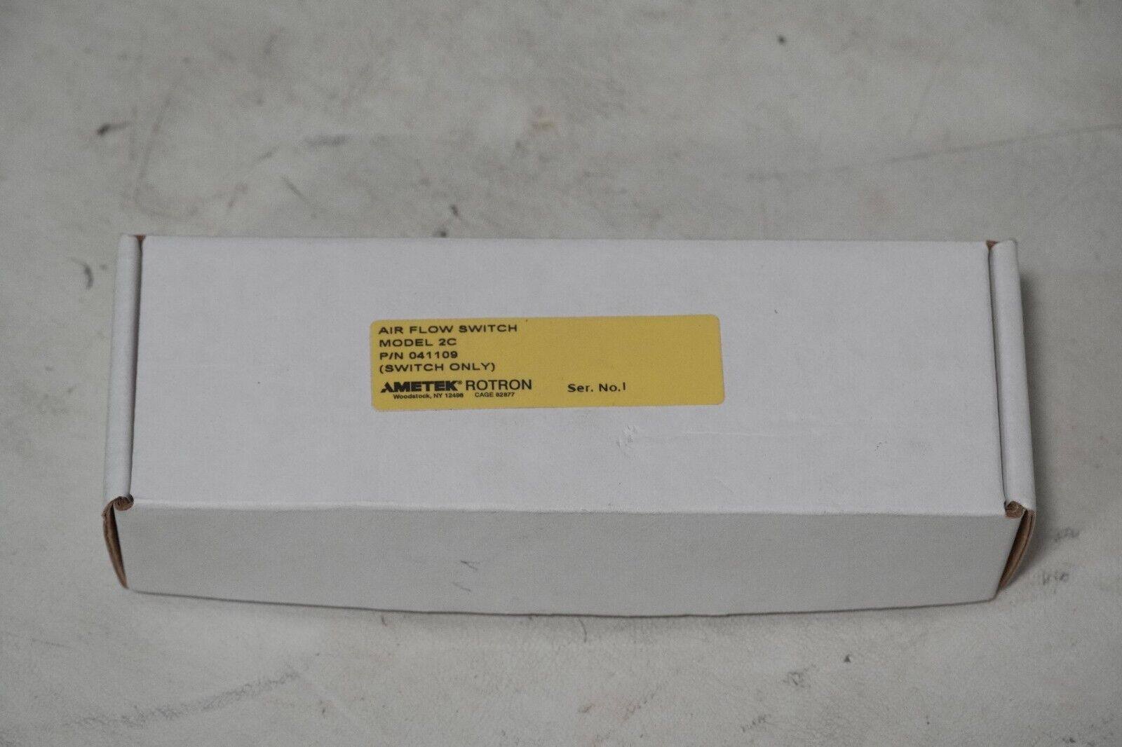 Ametek RotRon 041109 Air Flow Switch Model 2C SWITCH ONLY