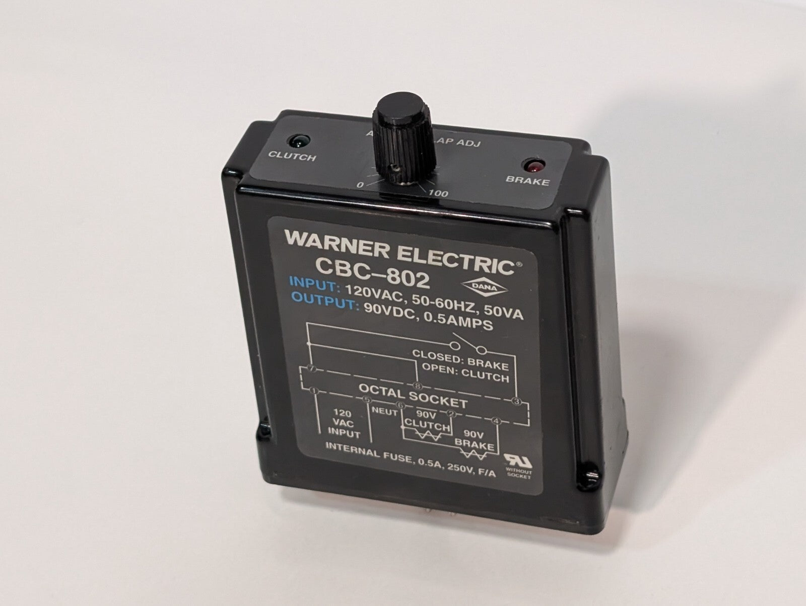 Warner Electric CBC-802 6002-448-001 Solid State Load Switching Power Supply