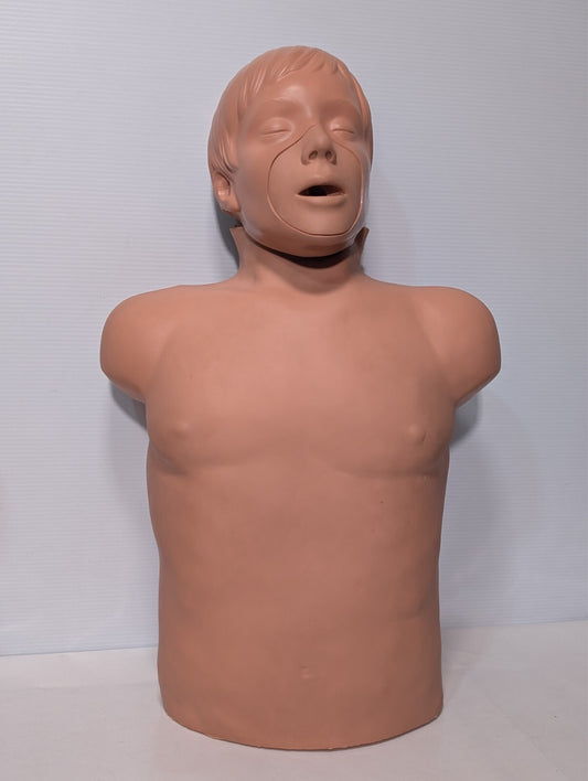 (1) Simulaids Sani Man CPR Training Manikin First Aid Dummy Red Cross Brad Male