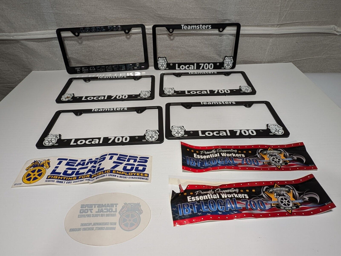 Teamsters Local 700 License Plate Bumper Stickers Paraphernalia