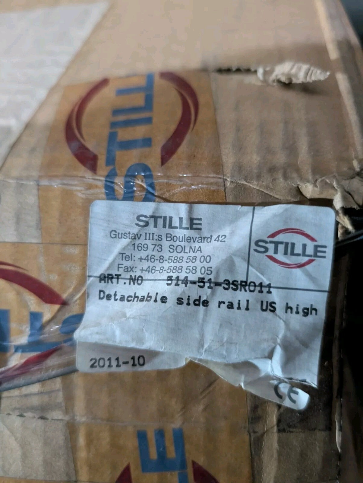 Stille 514-51-3SR011 detachable side rail US high in original box as shown