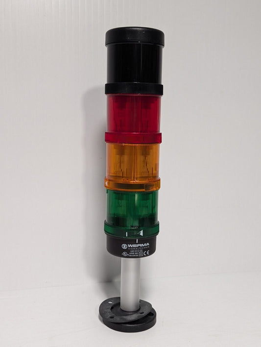 Werma Signaltechnik 640.810.00 RYG Incandescent Stack Light Signal Alarm Tower