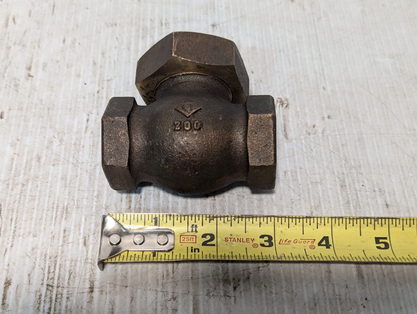 Stockham B-337 3/4" Brass Lift Check Valve 450F Max - Free Shipping + Returns