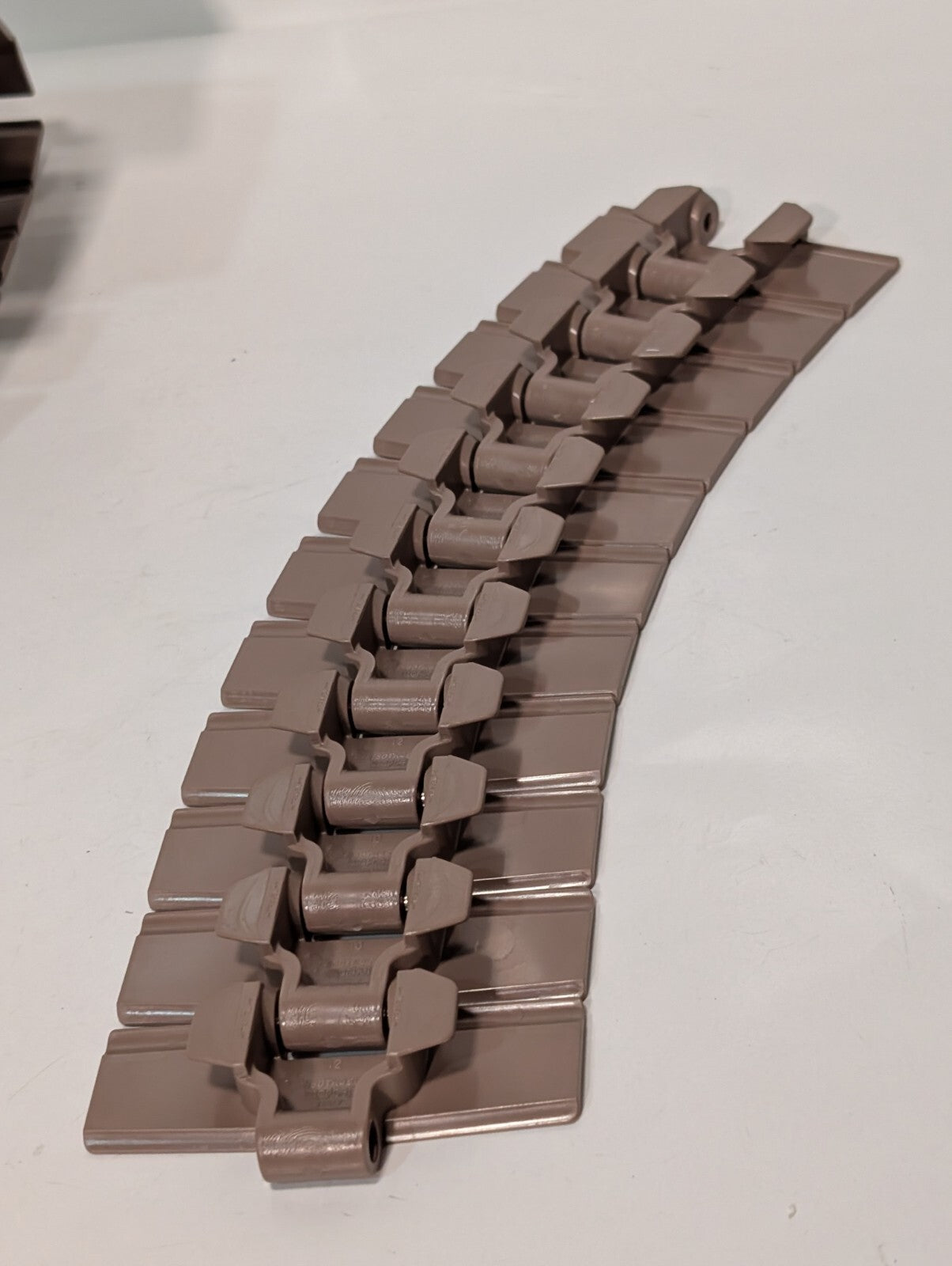 (3) Marbett Rexnord 880TK450 4-1/2" Brown HP Table Top Chain RH450, 48" 16" 28"