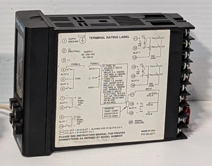 Barber-Colman 20-2271 Digital Process Temperature Control - Free Shipping
