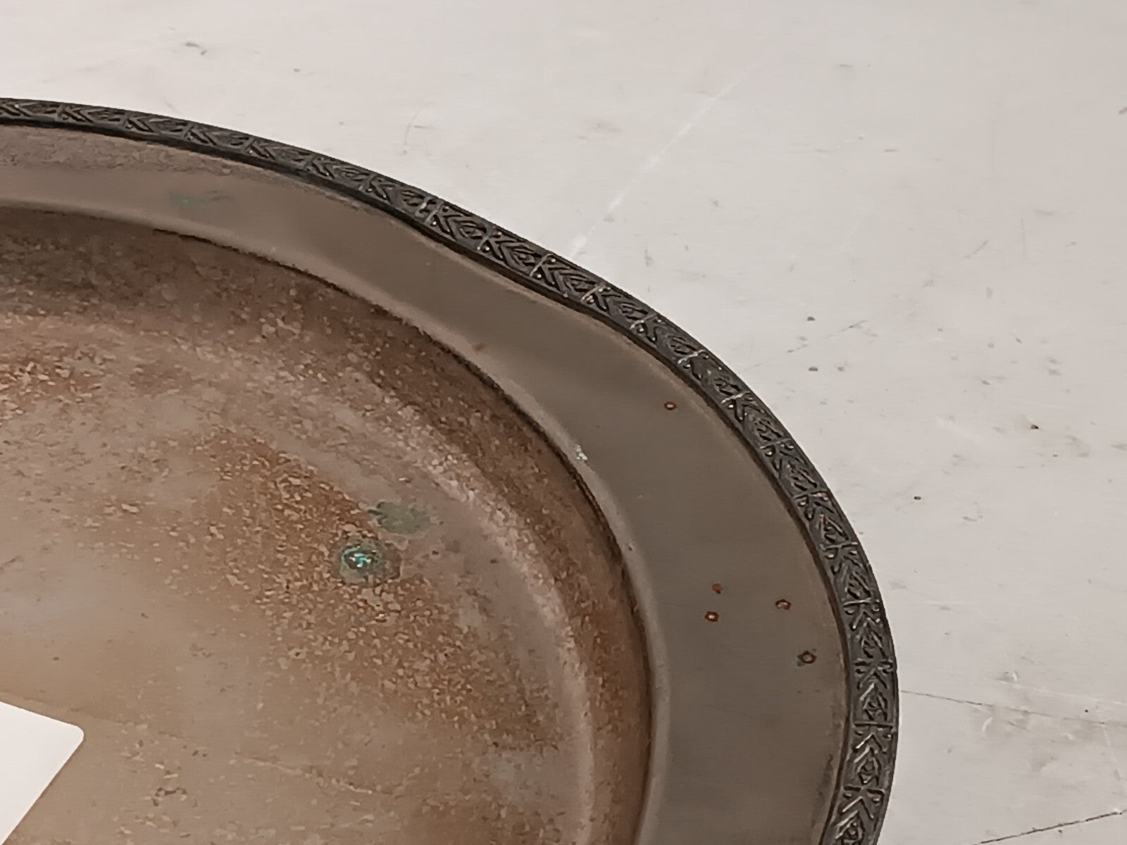 Vintage Glastonbury 503 Silver Serving Plate Art Deco 13" Diameter