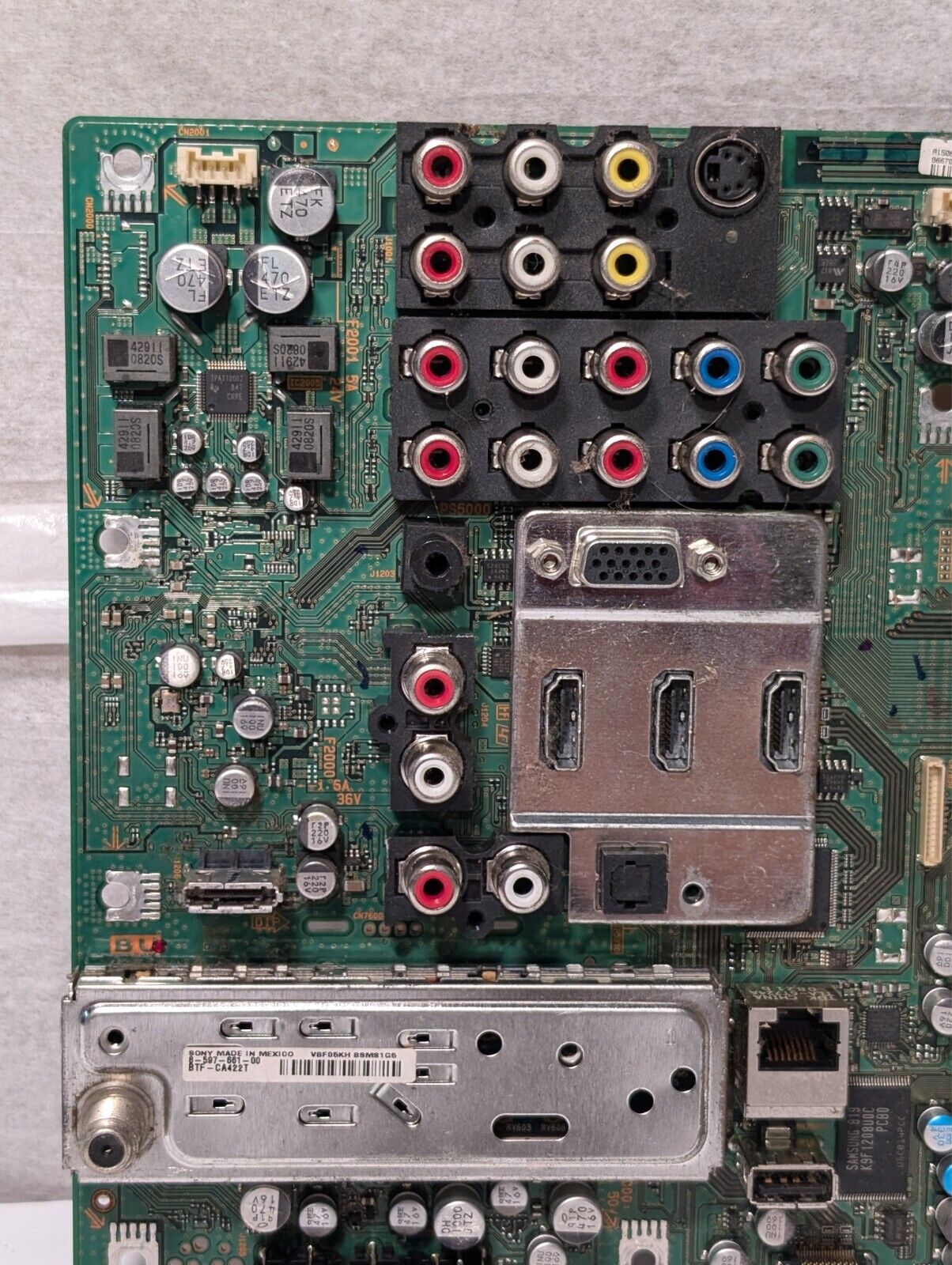 Sony Bm4 Mount Board Service 8-597-661-00-btf-ca422t A1552031a 1552031 OEM