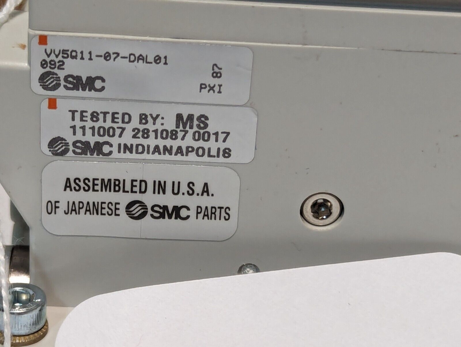 SMC VV5Q11-07-DAL01 manifold act loader - Free Shipping