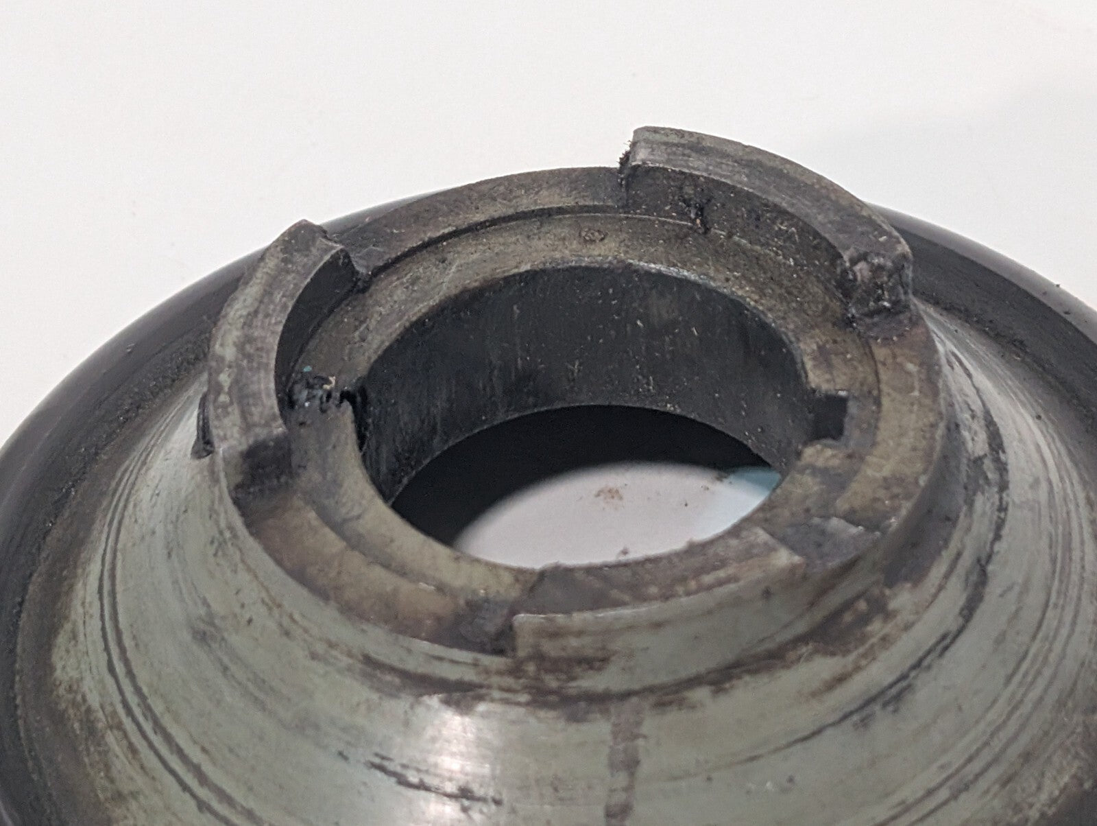Unidentified Industrial Machine Guard, 5.5" Diameter, Keyed Bore