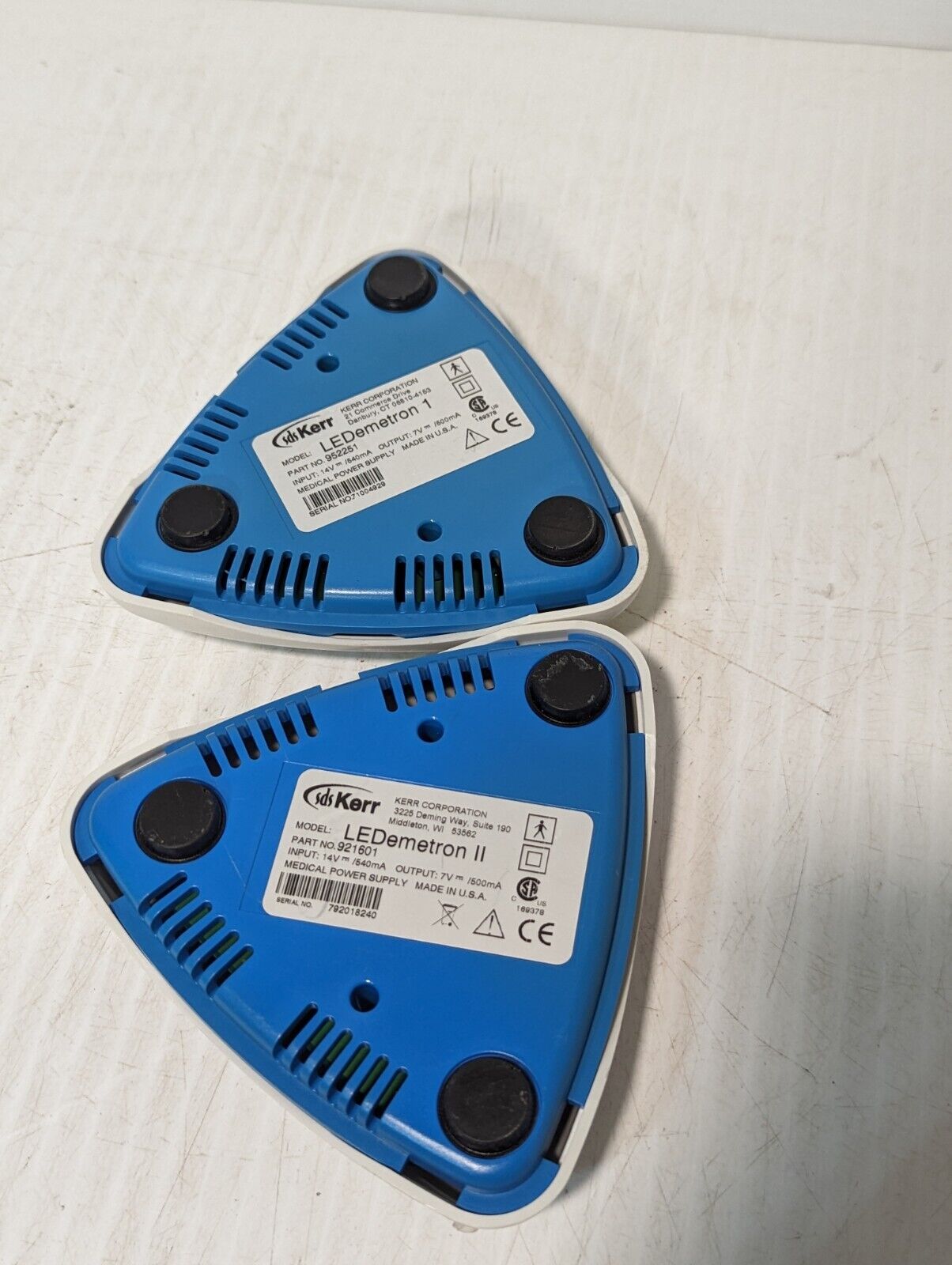 Kerr LEDemetron I and II Charger Bases, 921601, 952251 - Free Ship