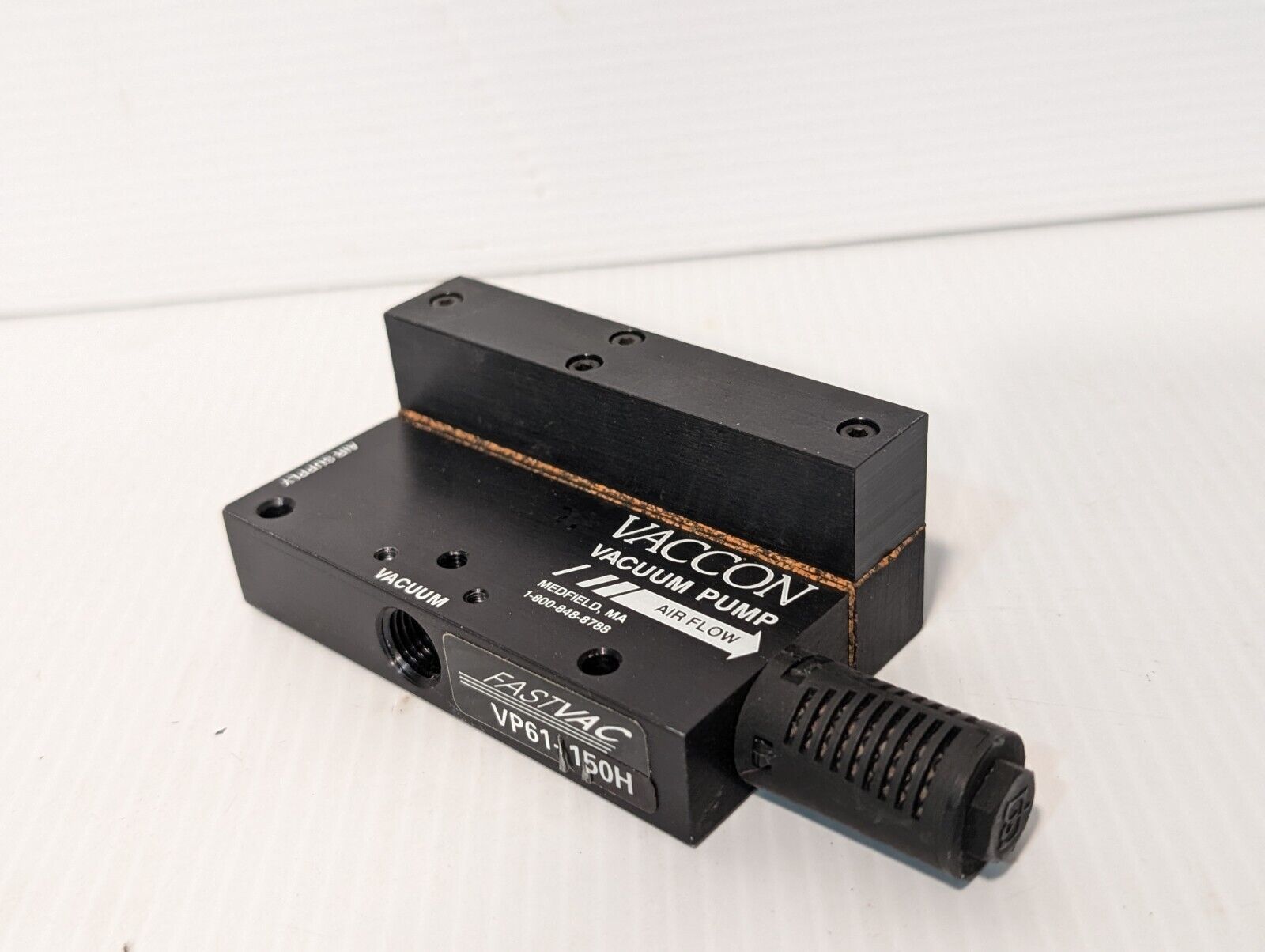 Vaccon, FastVac VP61-150H Fast-break Blow-off Vacuum Pump 120PSI - Free Shipping