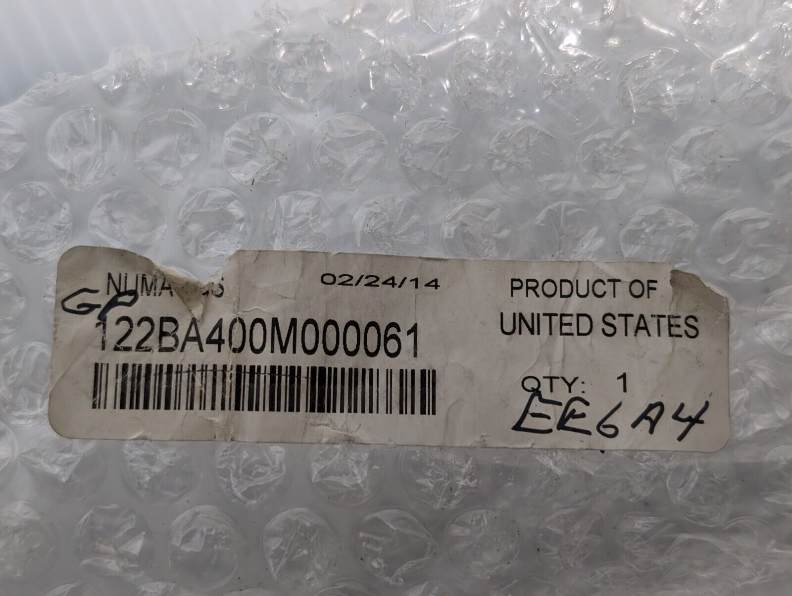 Numatics Solenoid Valve Manifold 123BA4Z2MN00061 24 VDC Air Pneumatic 3/8" NPT