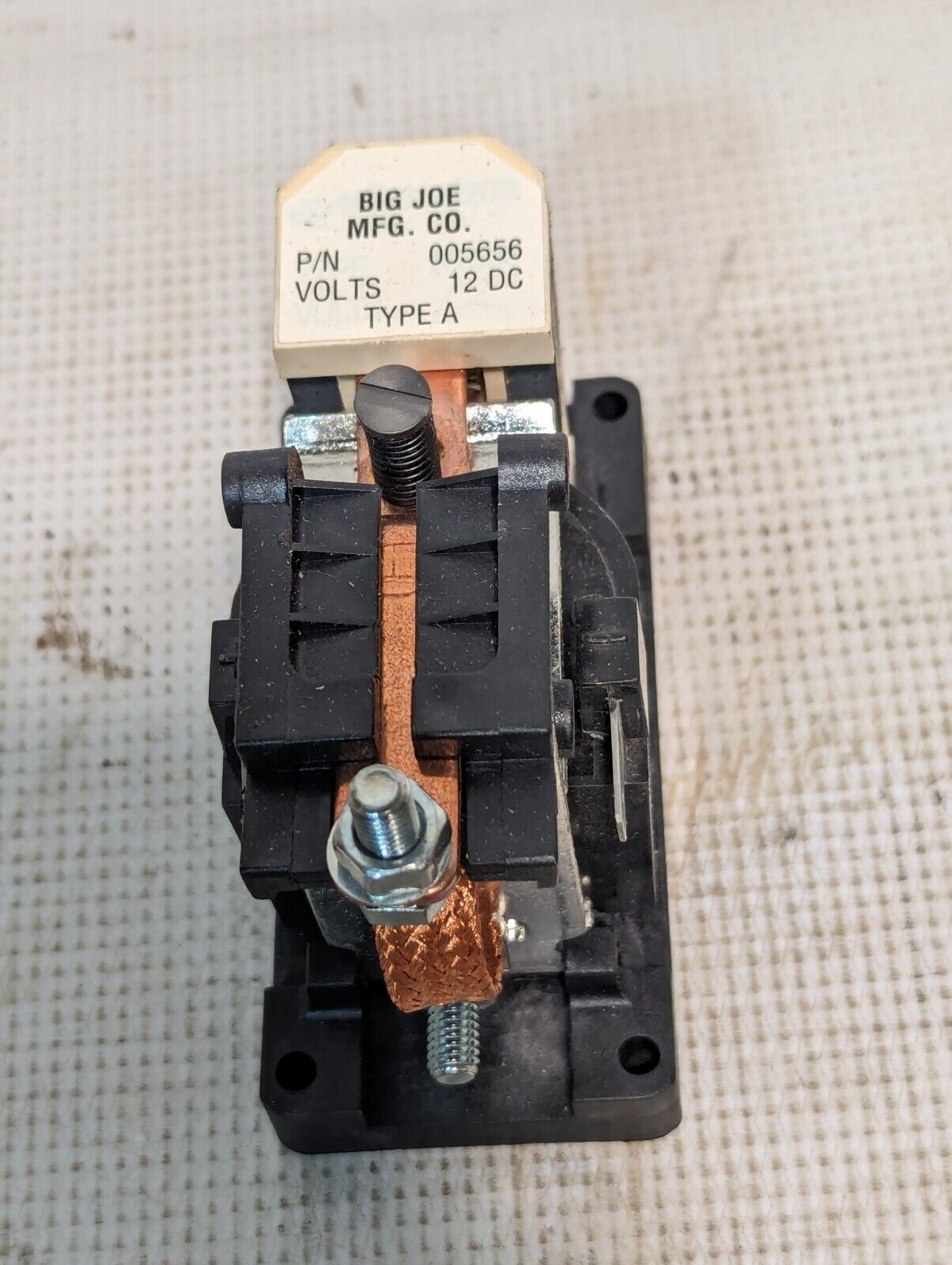 Big Joe 005656 Contactor, 12VDC Type A 18417-1 - Free Shipping