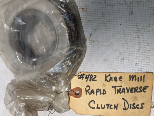 Unbranded Set of Clutch Discs for Rapid Traverse Knee Mills
