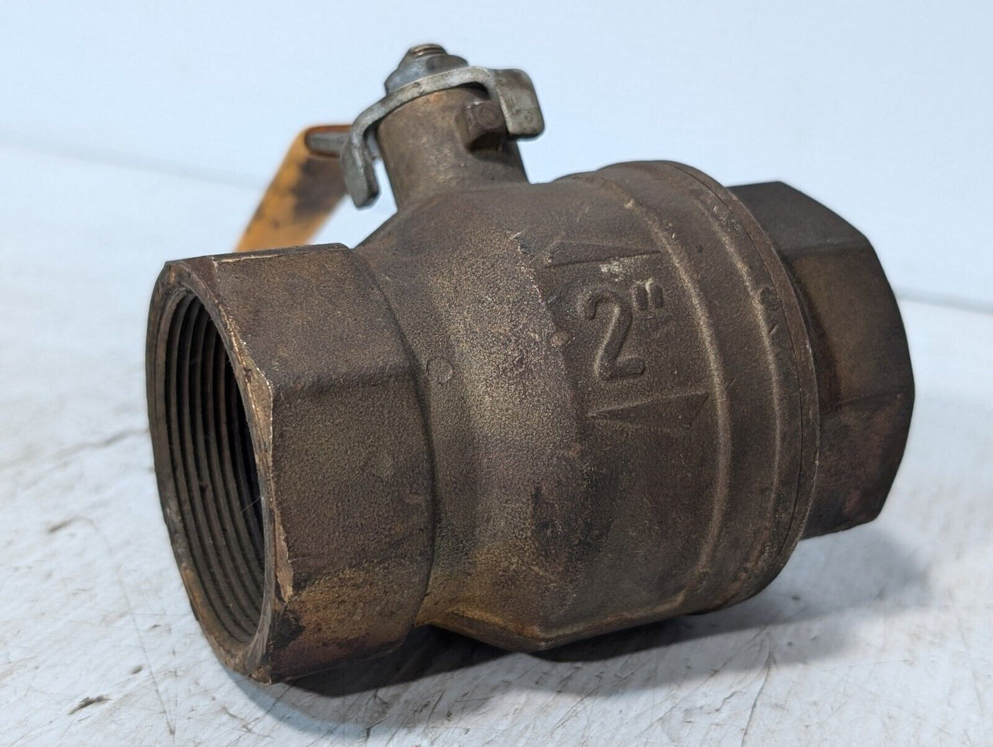 Vintage Full Port Threaded Brass Ball Valve 2" Inch - Free Shipping