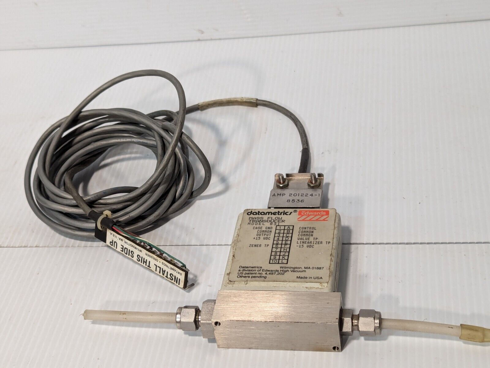 Datametrics 831 Mass Flow Transducer - Free Shipping