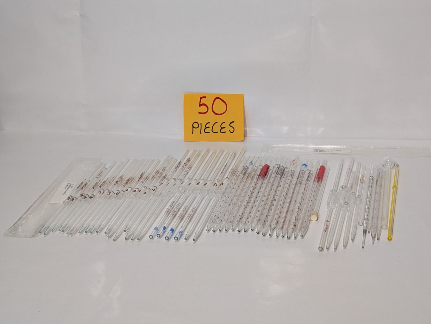 (50) Kimble KIMAX-51 Class Reuseable Volumetric Pipette Pipet, 2mL 4mL 5mL 10mL
