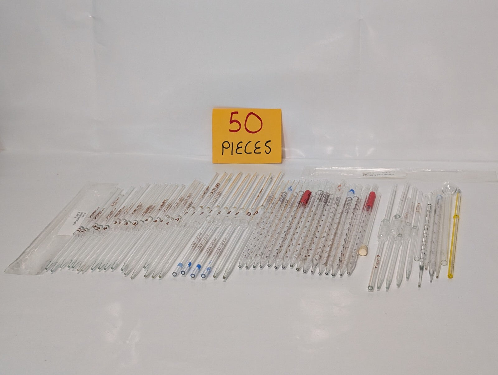 (50) Kimble KIMAX-51 Class Reuseable Volumetric Pipette Pipet, 2mL 4mL 5mL 10mL