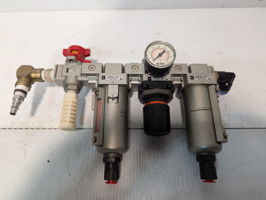 SMC Pneumatic- Regulator Assembly with NAR3000-N03 Regulator - Free Shipping
