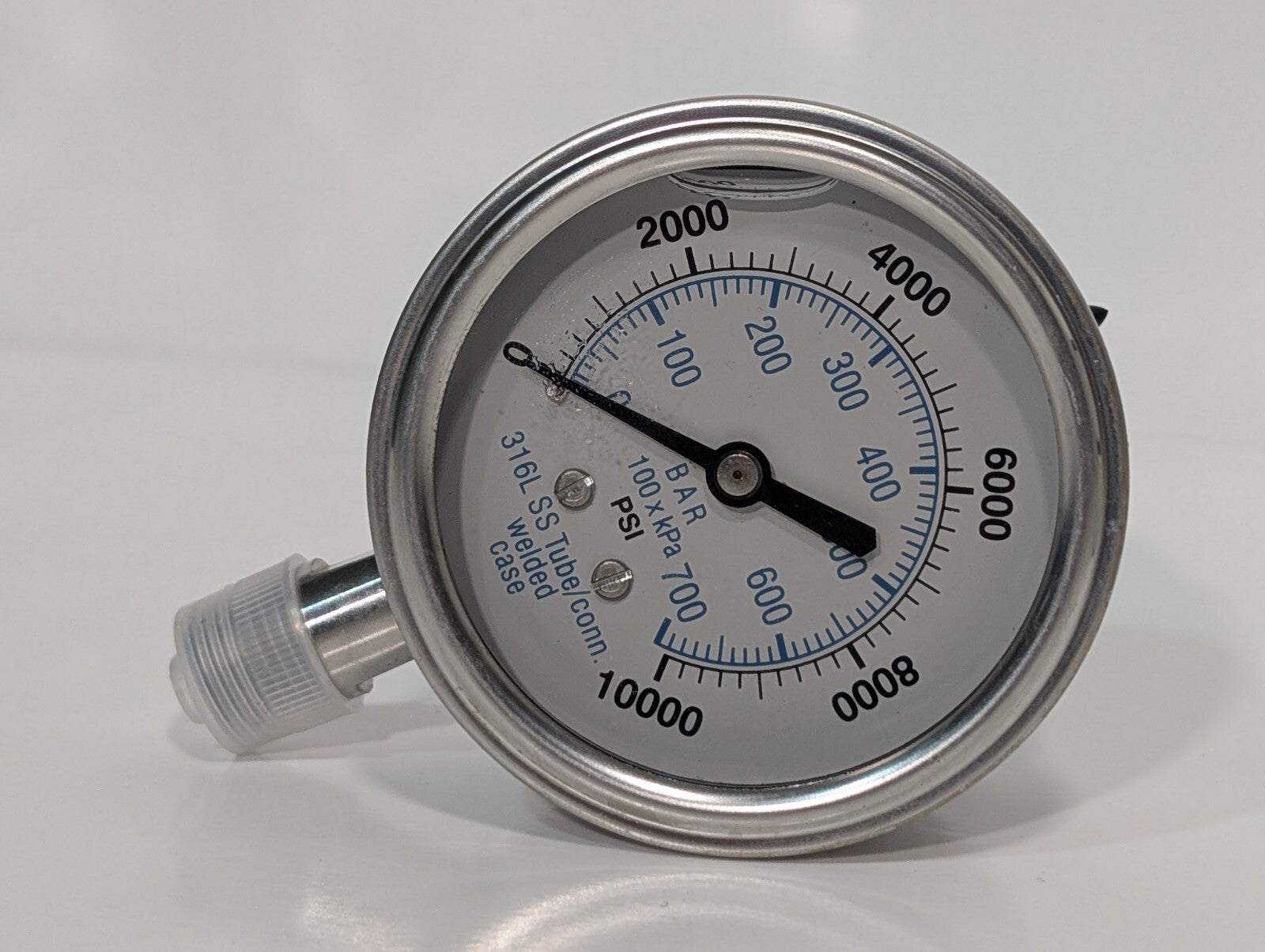 [1] Pic Gauges 301L-254P Industrial Pressure Gauge, 3,000 Psi, 2.5", 1/4" LM
