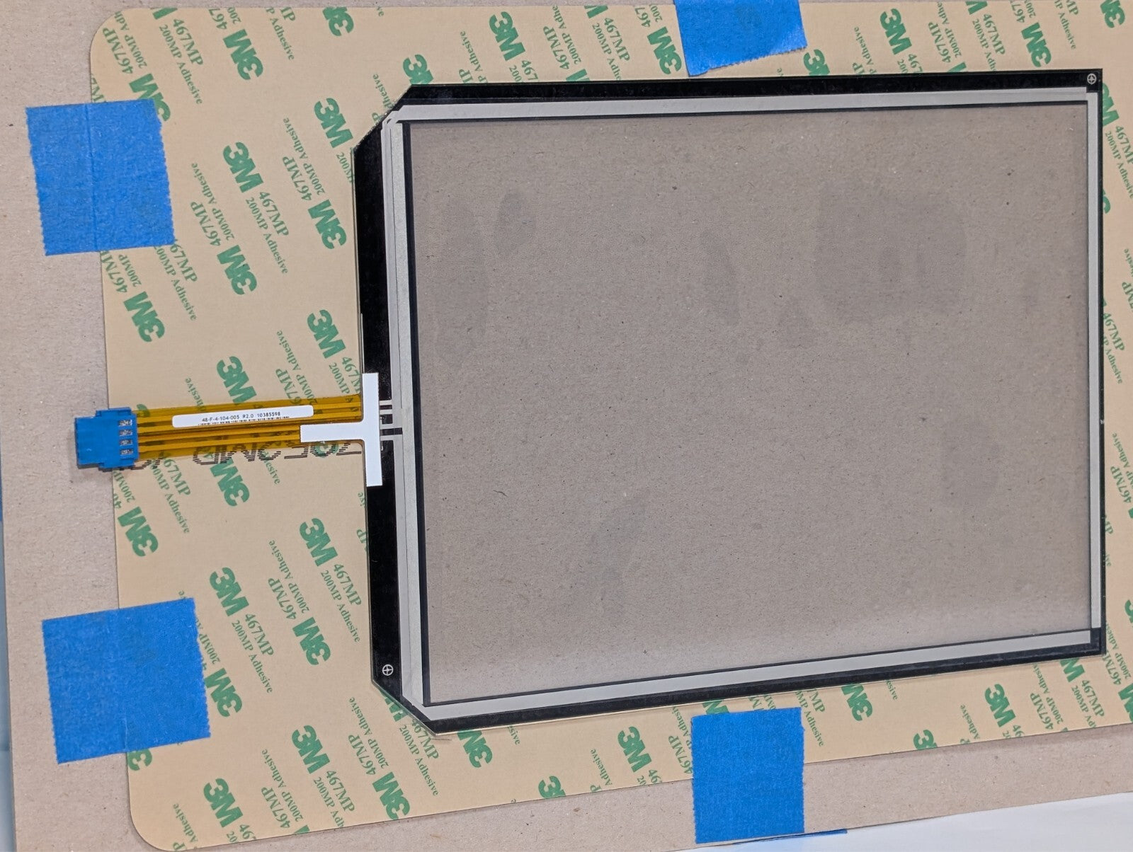 Videojet 33439 10.4" Touch Screen Adhesive Overlay, Marsh Unicorn, only one unit
