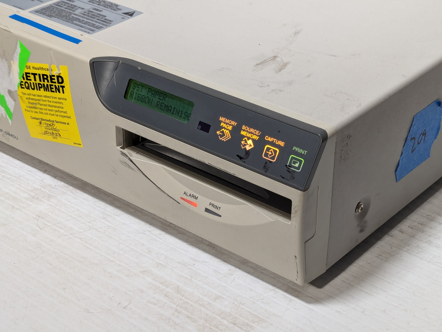 Sony UP-51MDU Medical Color Video Printer, Powers ON RS-232C Port, Made in Japan