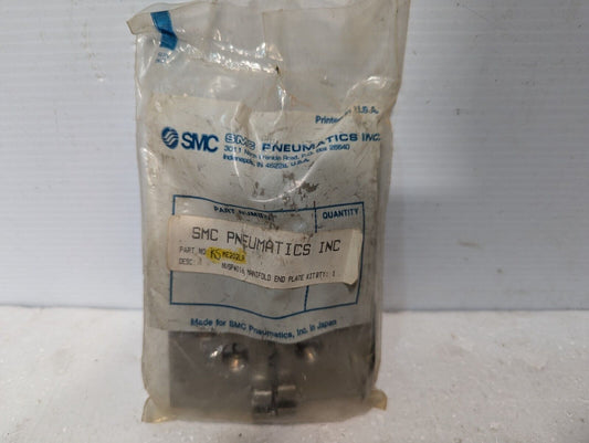 SMC Pneumatics ME202LR Manifold End Plate Kit NVSP4016 - Free Shipping