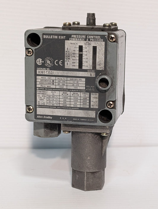 Allen Bradley 836T-T352J Pressure Control 836TT352J Ser A