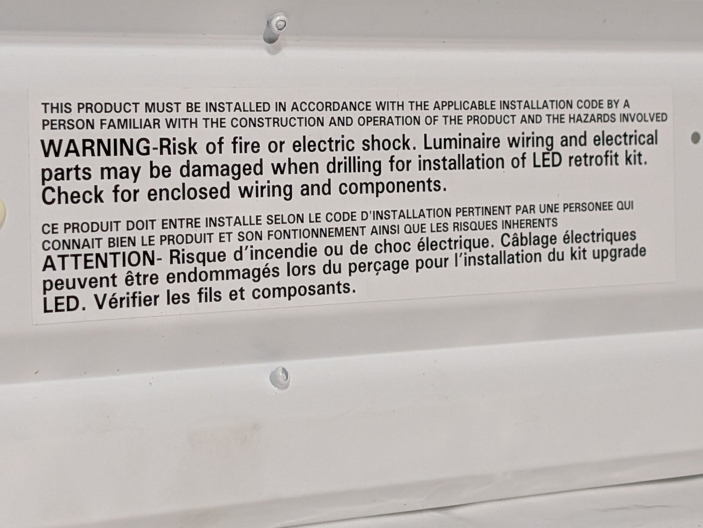 Sylvania 4' Retrofit Strip, 61476, 5000K Daylight, 0-10V Dimmable, 30W, 120-277V