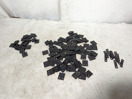 6.5+ pounds of flat metal bracket plates as pictured, 0.19 inches thick...