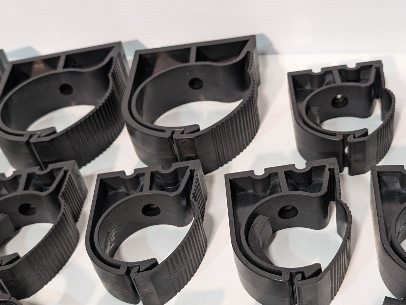 (80) Connectors for Pneumatic Aluminum Tubes Airnet Pipe Clamps Transair Outlets
