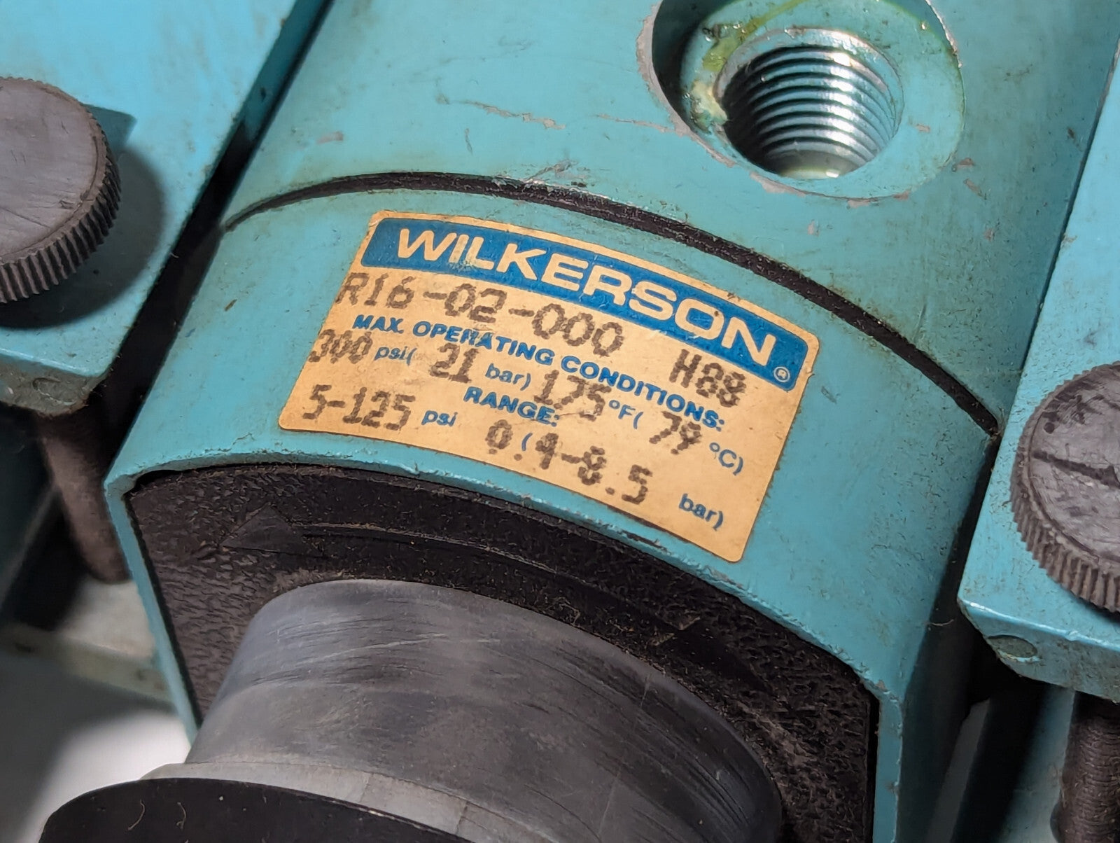 Wilkerson R16-02-000 H88 Air Pressure Filter Assy, F16-02-000, L16-02-000,300Psi