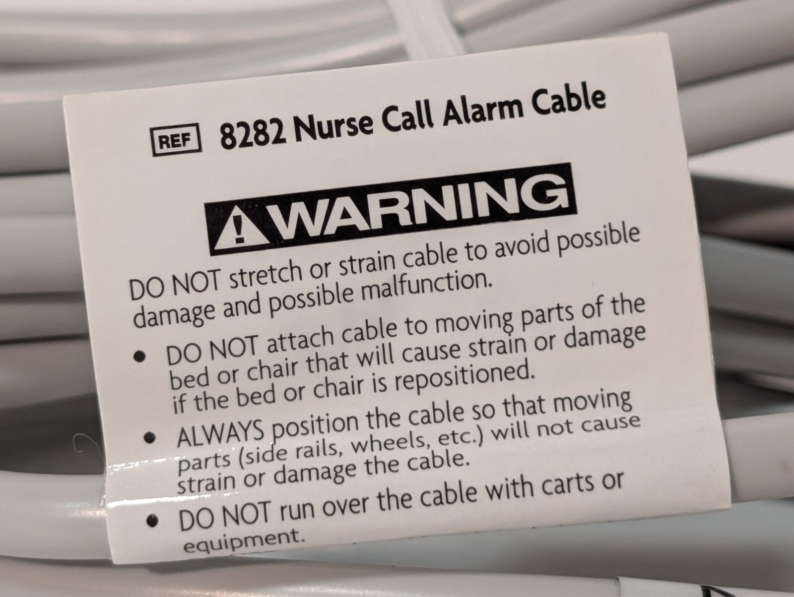 (6) Posey 8282 Nurse Call Cable Component For Keepsafe Deluxe Sitter Select