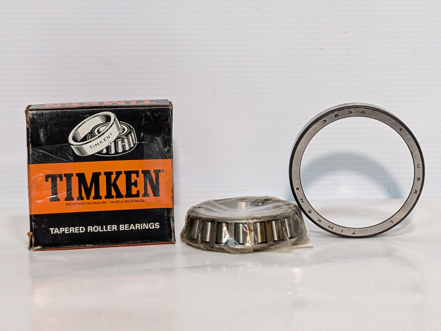 Timken 383A, 387 Tapered Roller Bearing Cone, Cup, Race Set, Made in USA