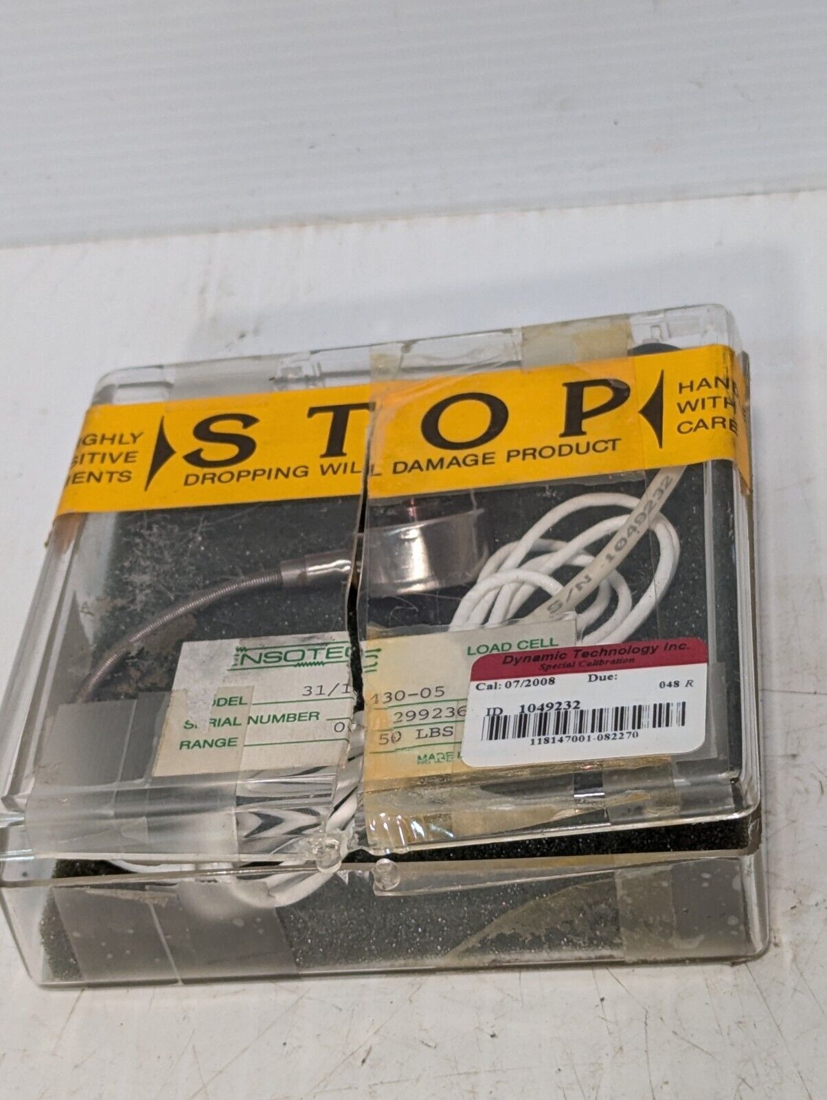 Sensotec 31/1430-05 Load Cell, 50lbs - Free Shipping+Returns