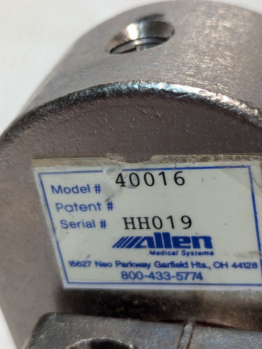 Allen 40016 Surgical Rail Clamp - Free Shipping