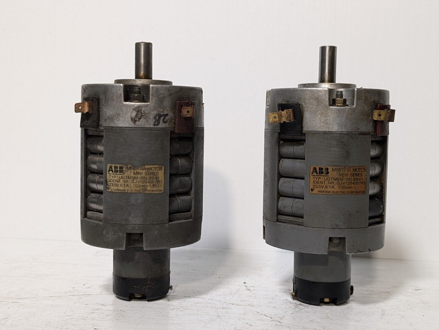 Yaskawa ABB Minertia UGTMEM-06LBB41 DC Tachometer Generator Servo Motor TG-7SVC
