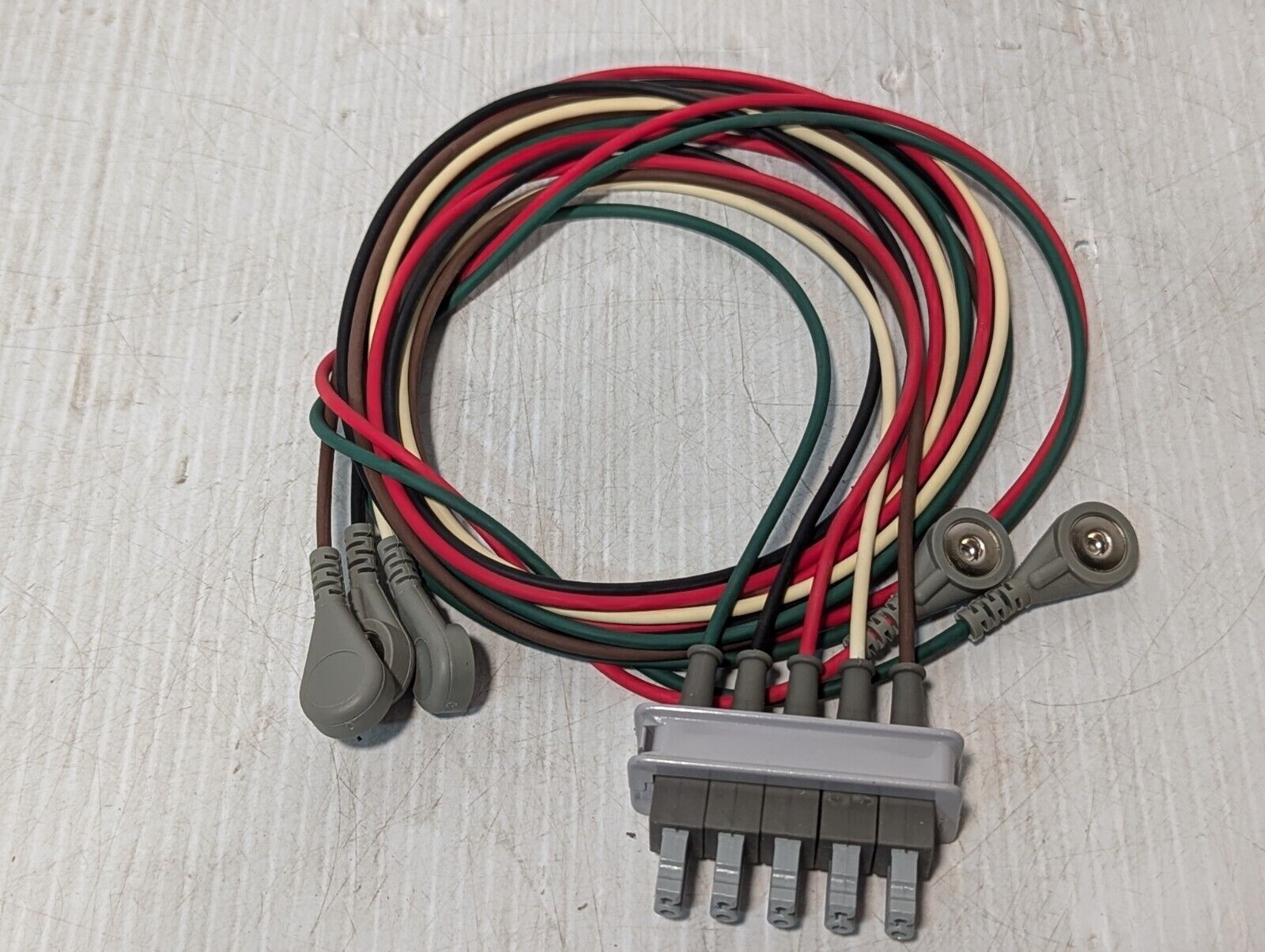 Kendall AA-22HP05-P Leadwire Set, 5 Lead, Red, White, Blk, Grn, Brn - Free Ship