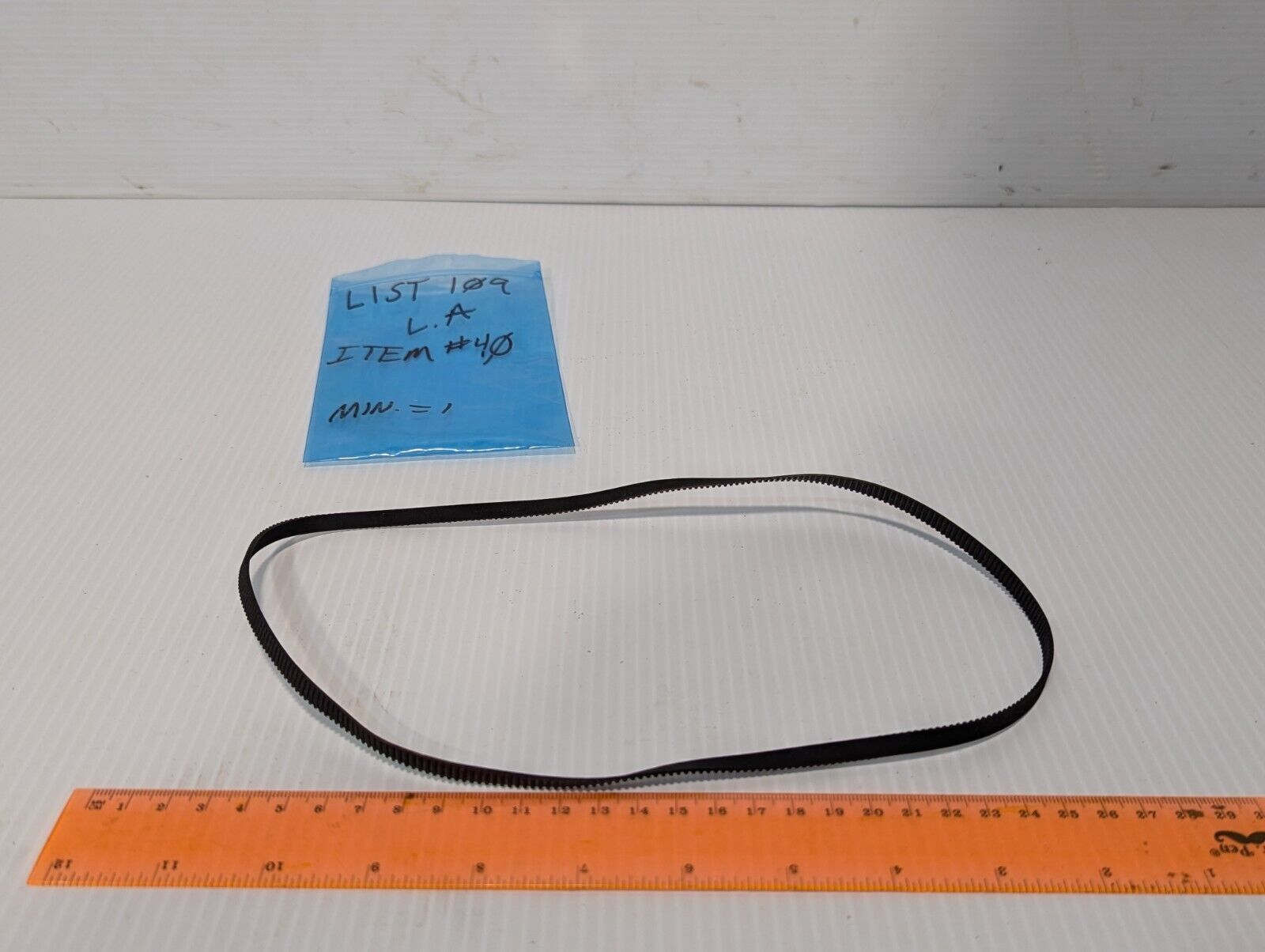 Tsubaki 630 P2M6 Industrial Timing Belt, L:630mm W:6mm - Free Shipping+Returns