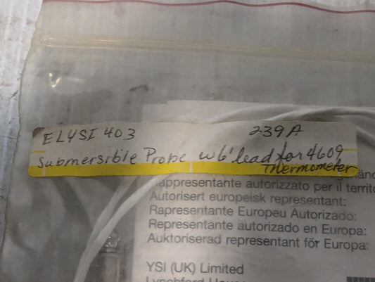 YSI 403 Submersible Probe for 4609 thermometer -Made in USA- Free Shipping